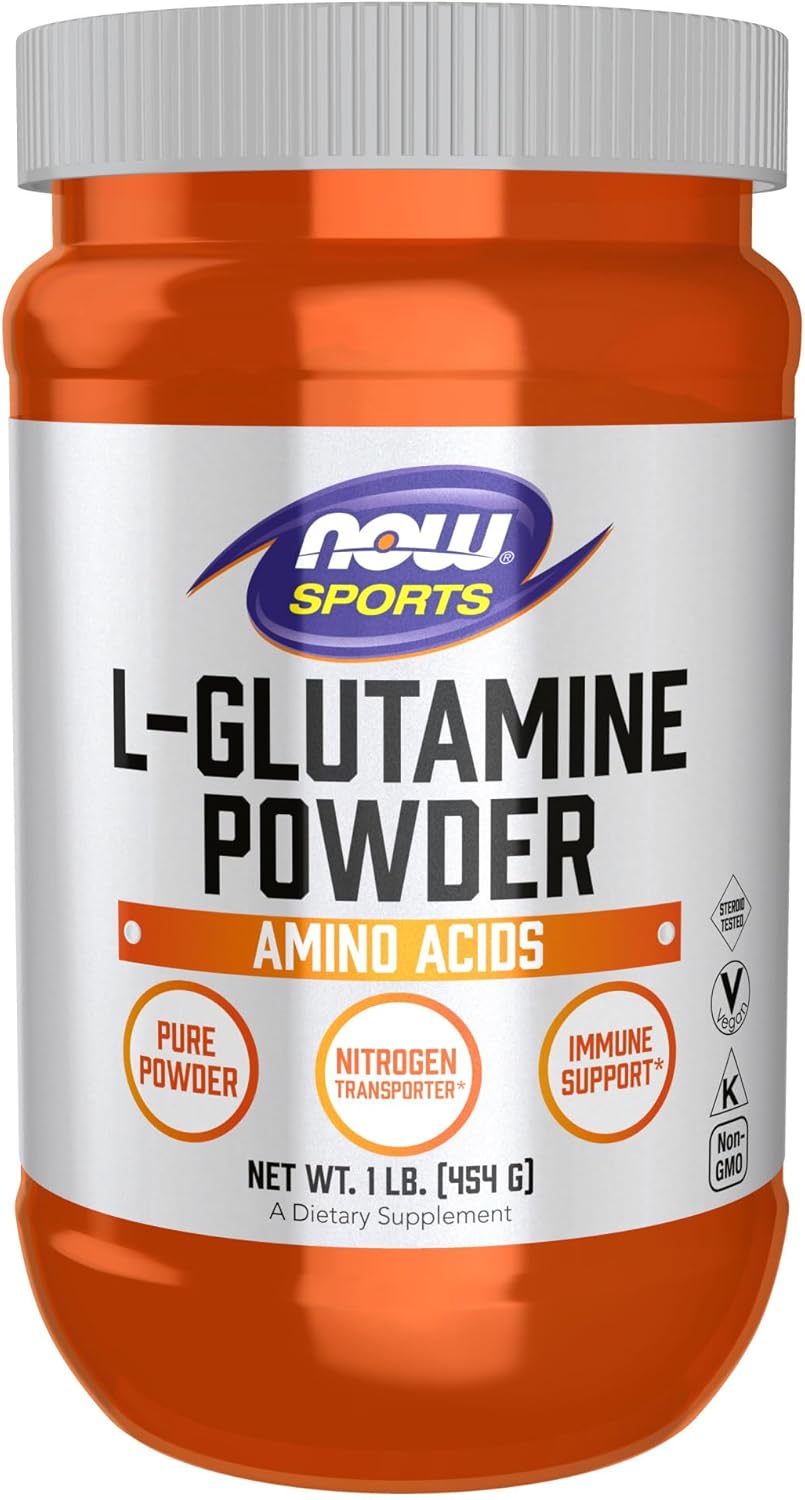 L Glutamine Powder Now Sports Pure Aminoacid Powder 454 G Sin Sabor 1