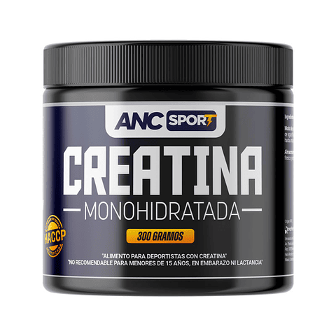 Anc Creatina Monohidratada 300 Gramos 60 Porciones Sin Sabor
