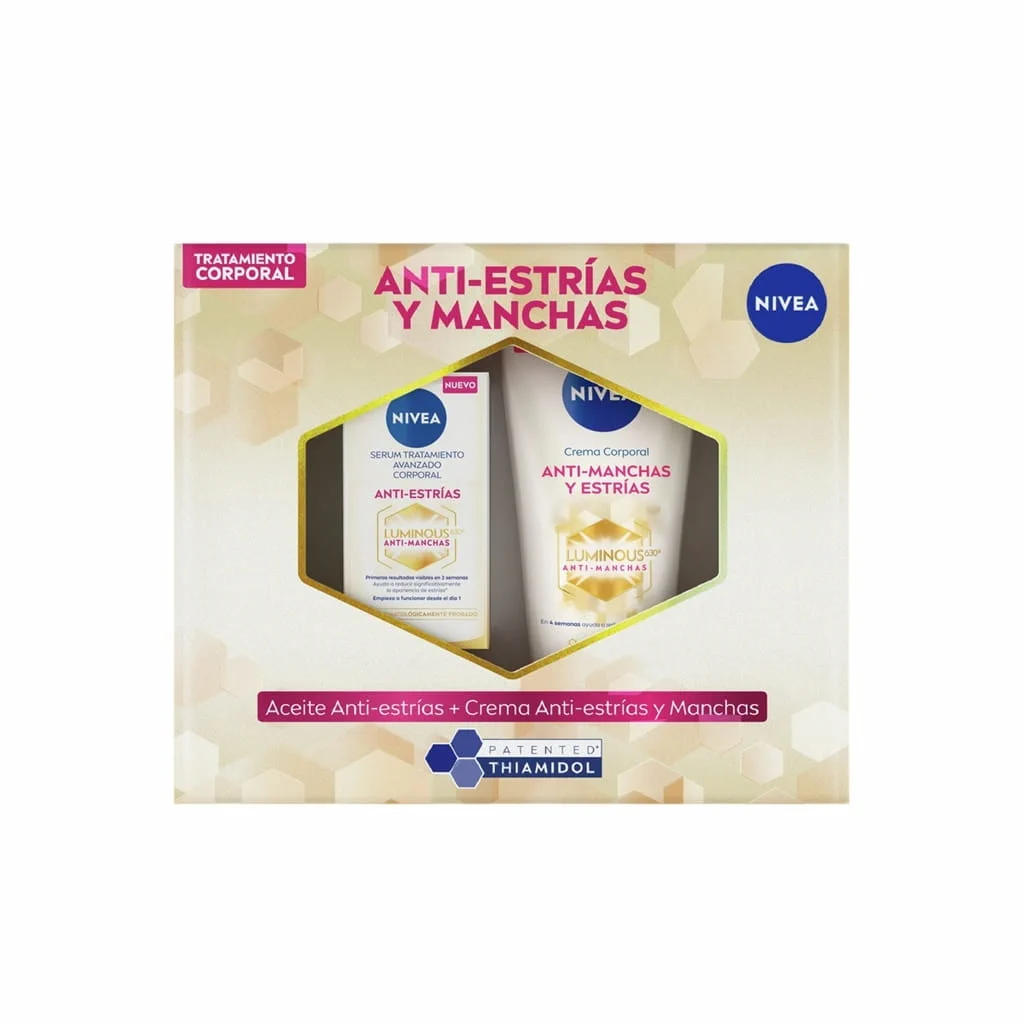 Pack Luminous630 Aceite Corporal 100ml + Crema Anti Estrias/Manchas 200ml Nivea 1