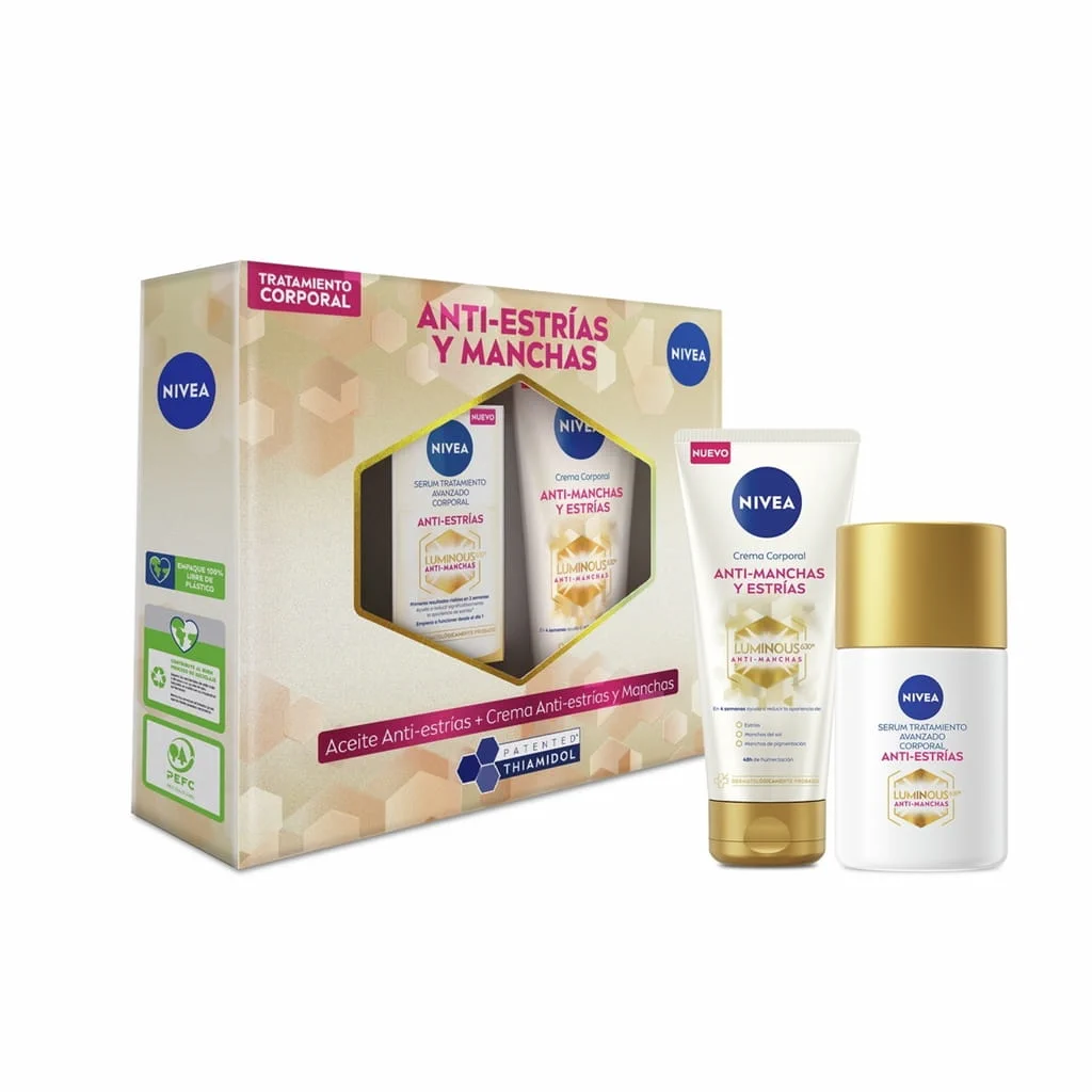 Pack Luminous630 Aceite Corporal 100ml + Crema Anti Estrias/Manchas 200ml Nivea 2