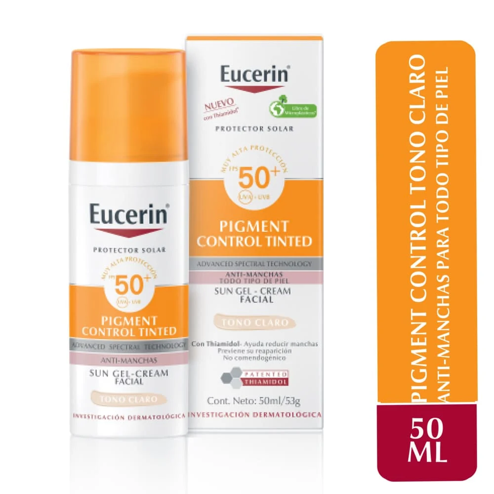 Sun Pigment Control FPS50 Tono Claro 50ml Eucerin 1