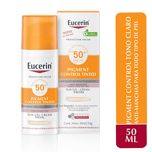 Sun Pigment Control FPS50 Tono Claro 50ml Eucerin