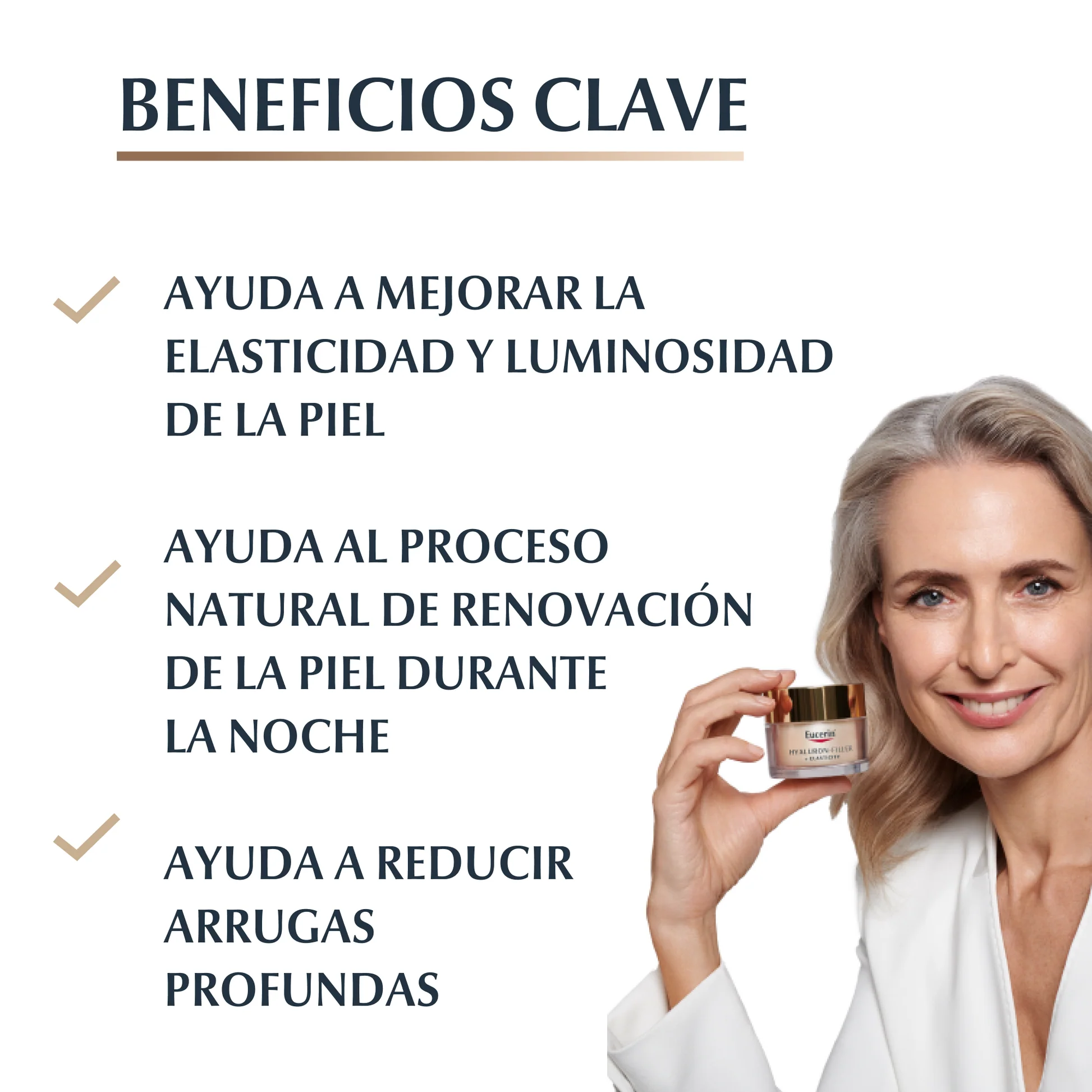 Hyaluron Filler Elasticity Crema Facial Noche 50ml Eucerin 2