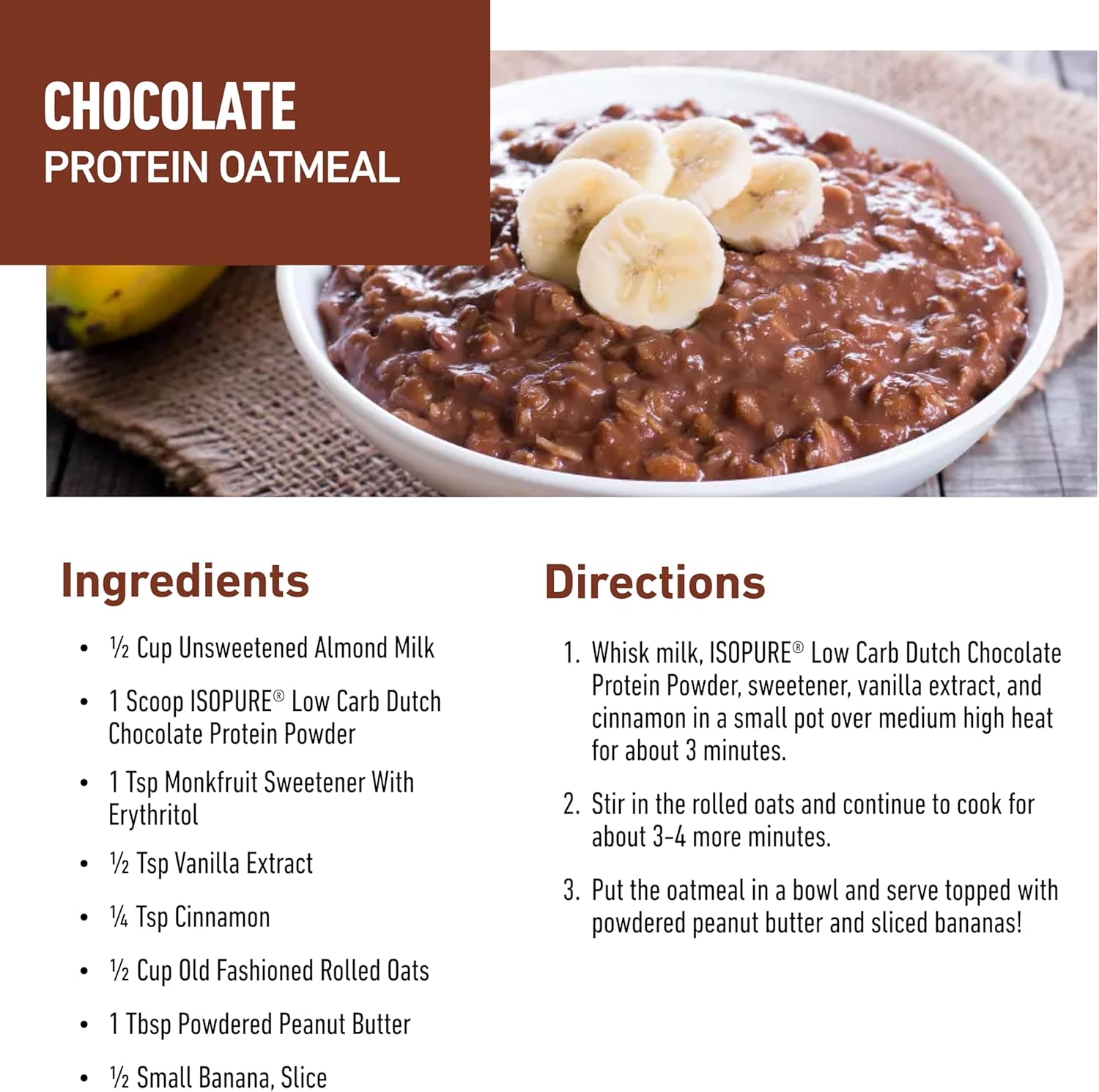 Proteina Zero Carb 4.5Lb Dutch Chocolate Suero de Leche Isopure  6