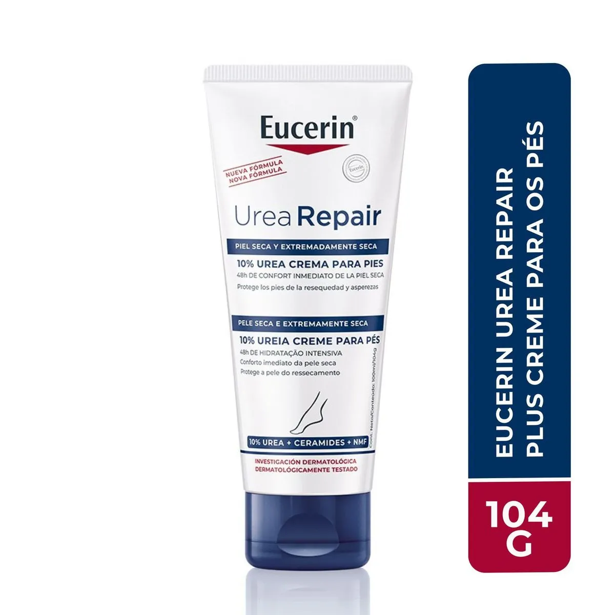 Crema de Hidratación Pies Urea Repair Plus 10%  Piel Seca 100ml Eucerin 2