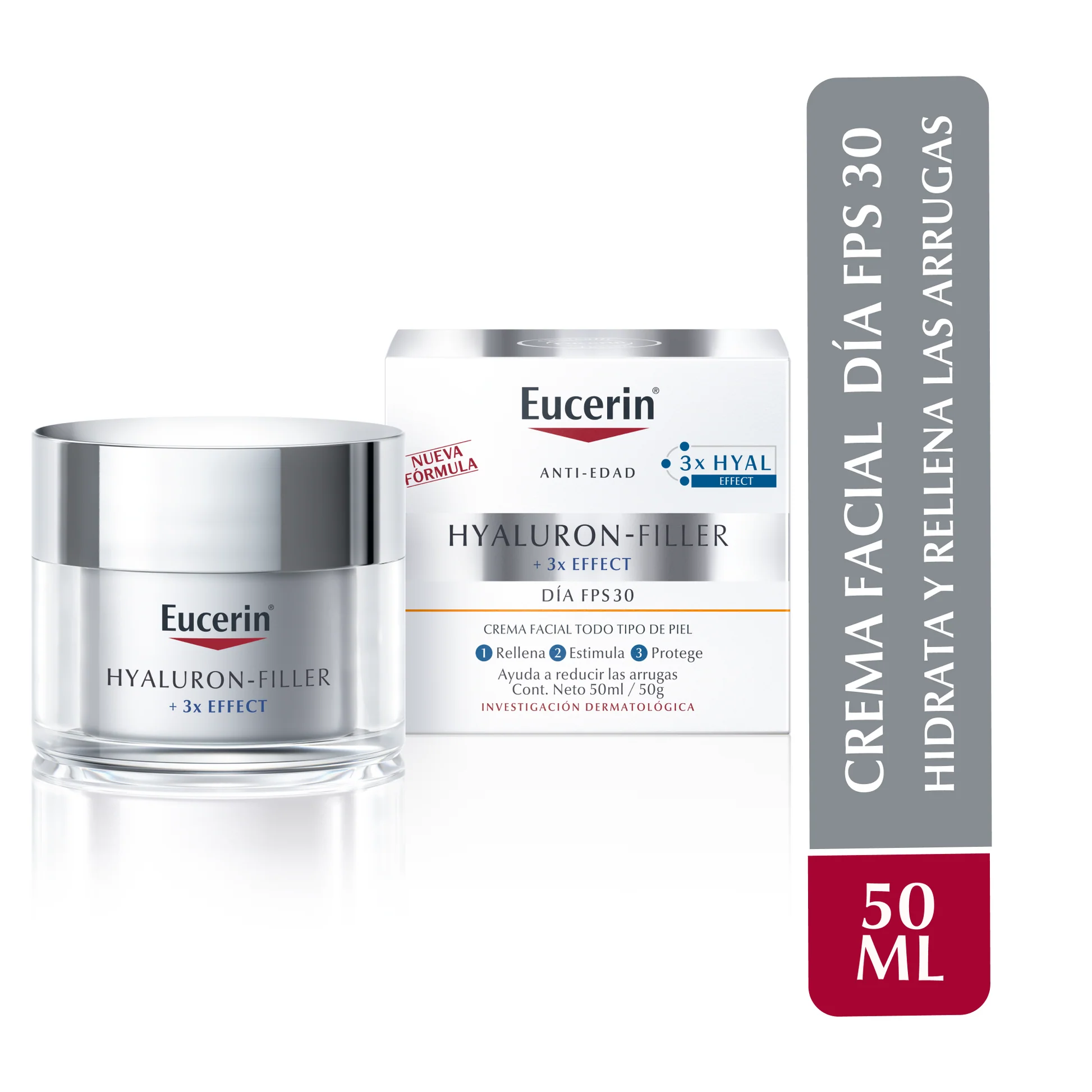 Hyaluron Filler 3x Effect Antiedad FPS30 50ml Eucerin 6