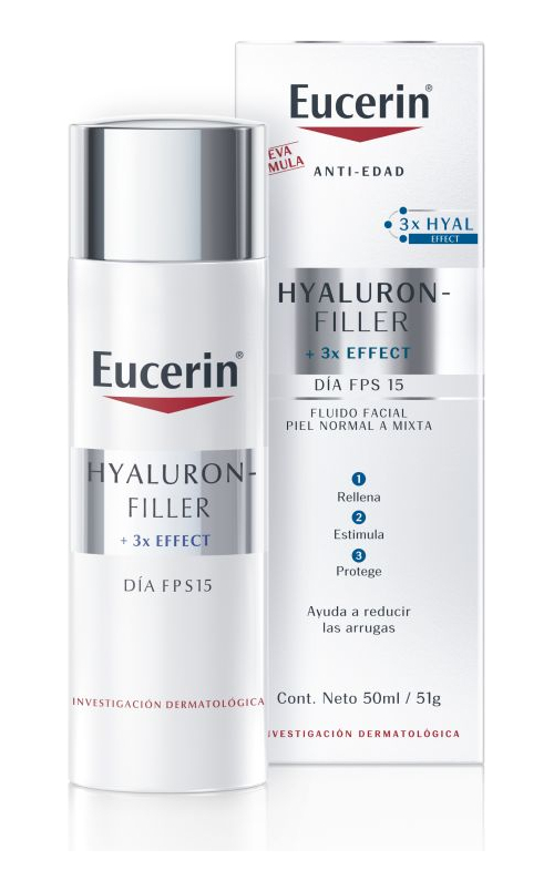 Hyaluron Filler 3X Effect FPS15 Piel Normal a Mixta 50ml Eucerin 1