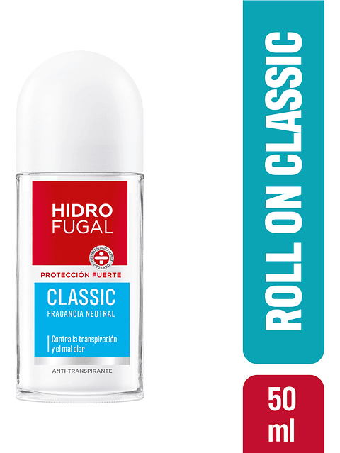 HidroFugal Desodorante Rollon AntiTranspirante Contra el Mal Olor 50ml