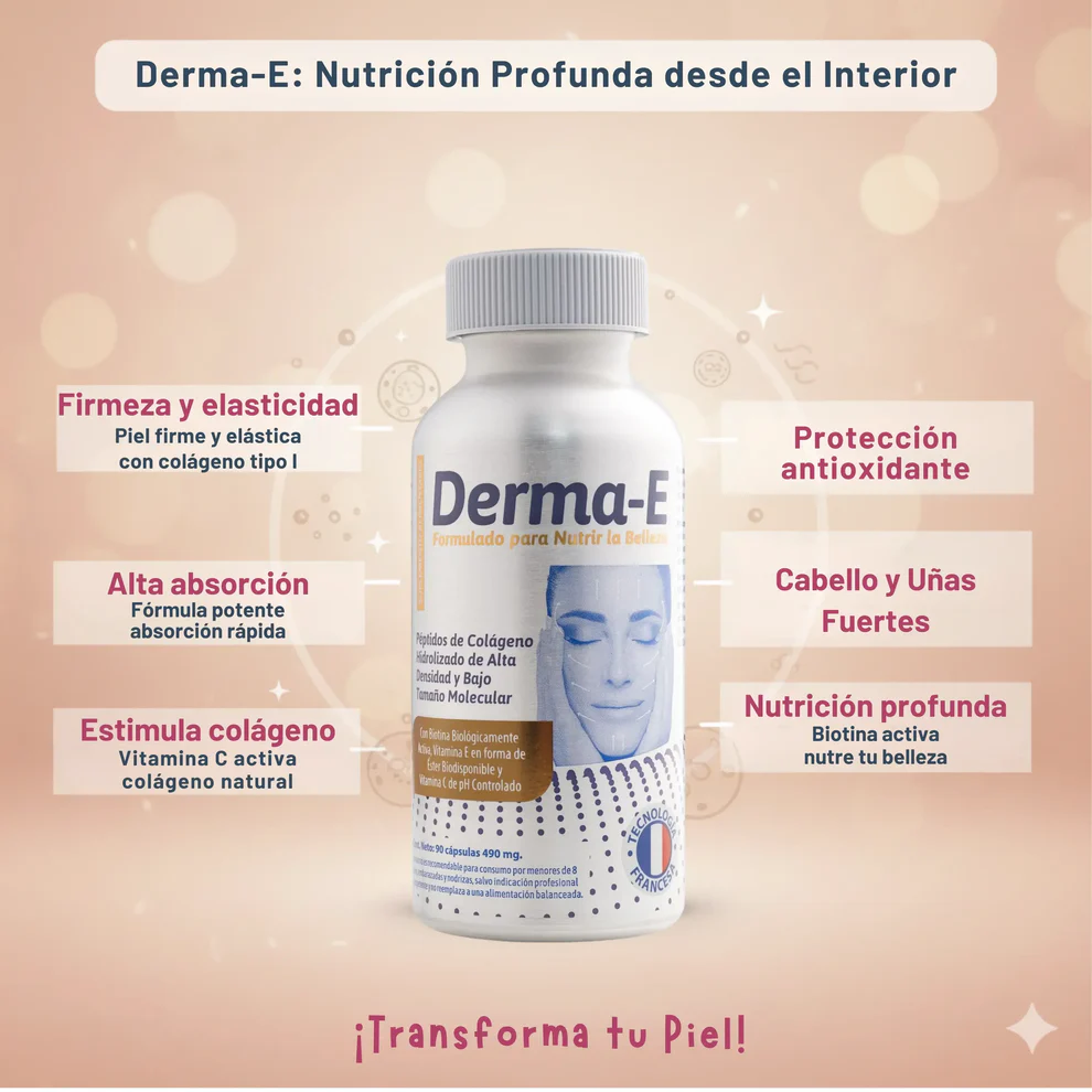 Derma-E Colageno Hidrolizado 490mg 90caps Vital & Young 2