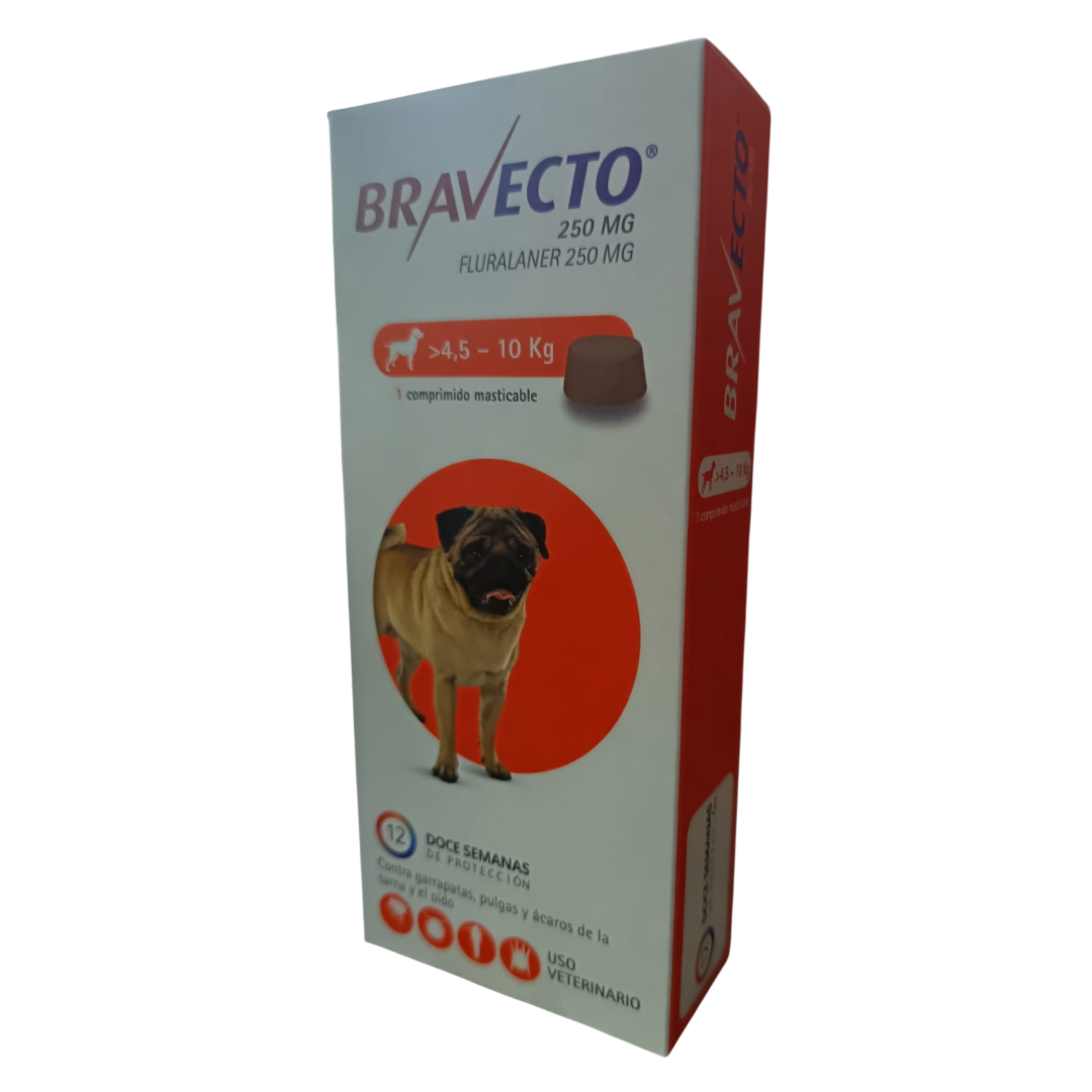Bravecto Antipulgas y Garrapatas para Mascotas 4.5 a 10Kg 5