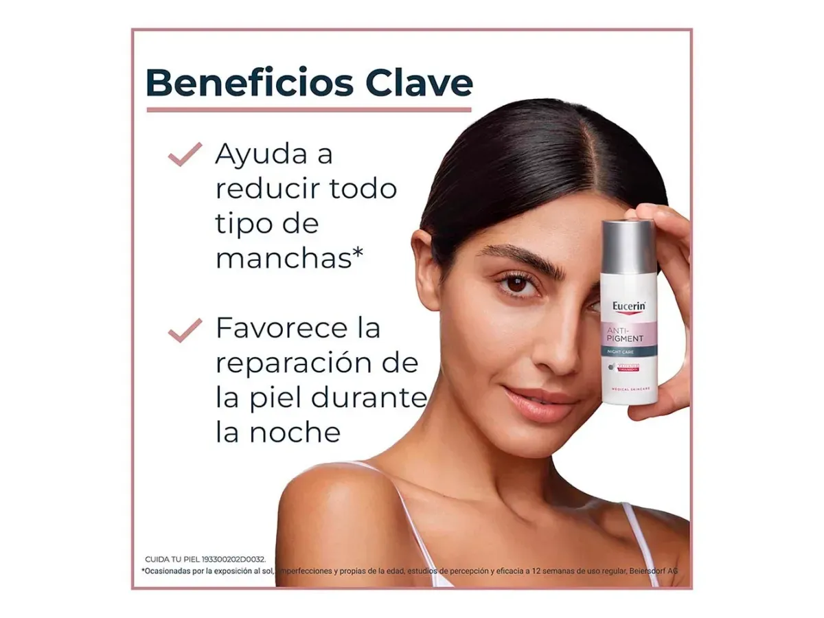 Anti Pigment Crema Facial de Noche 50ml Eucerin 5