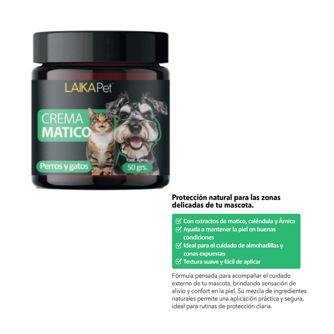 Crema Matico Perros y Gatos Almohadillas Patas Mascota 50g 3