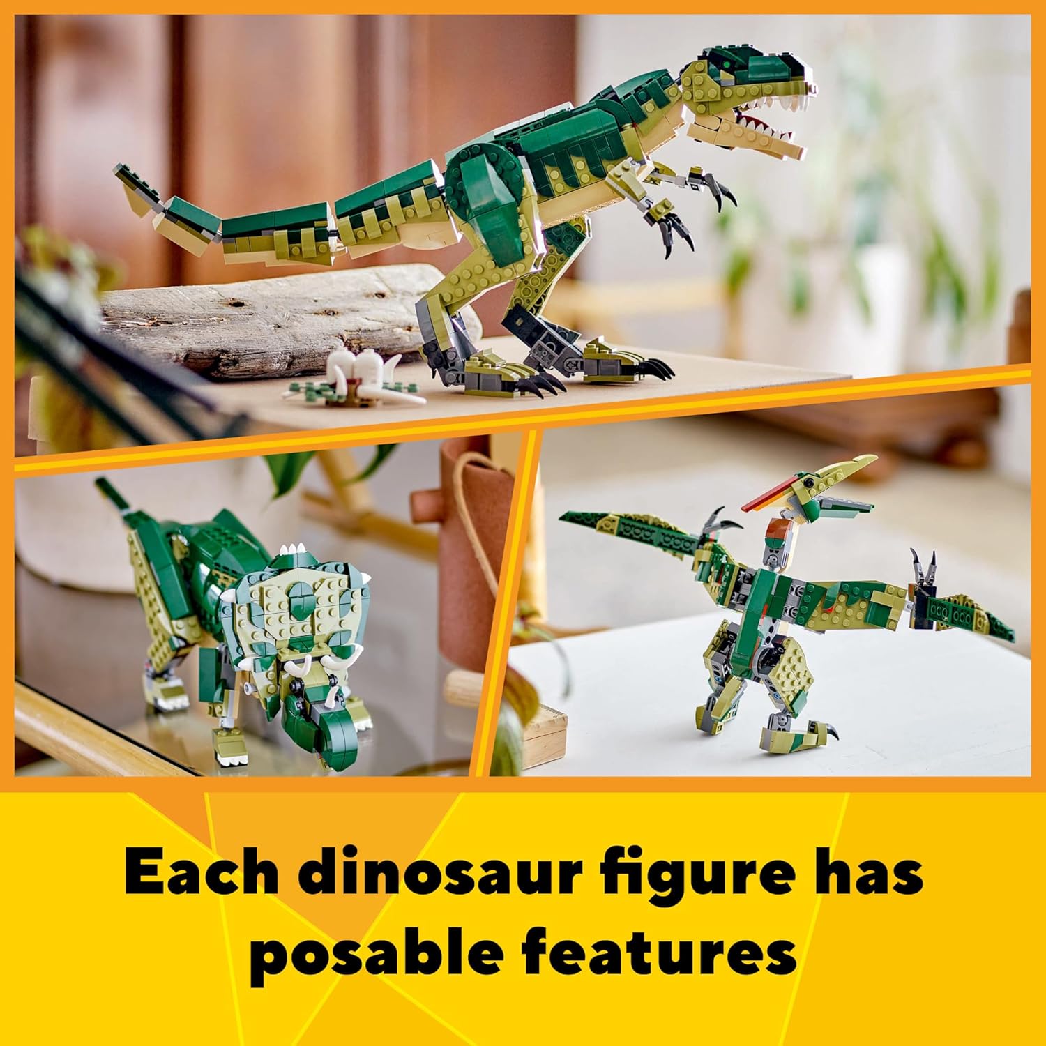 Creator 3 en 1 T Rex 626 pzs (31151)  Lego 4