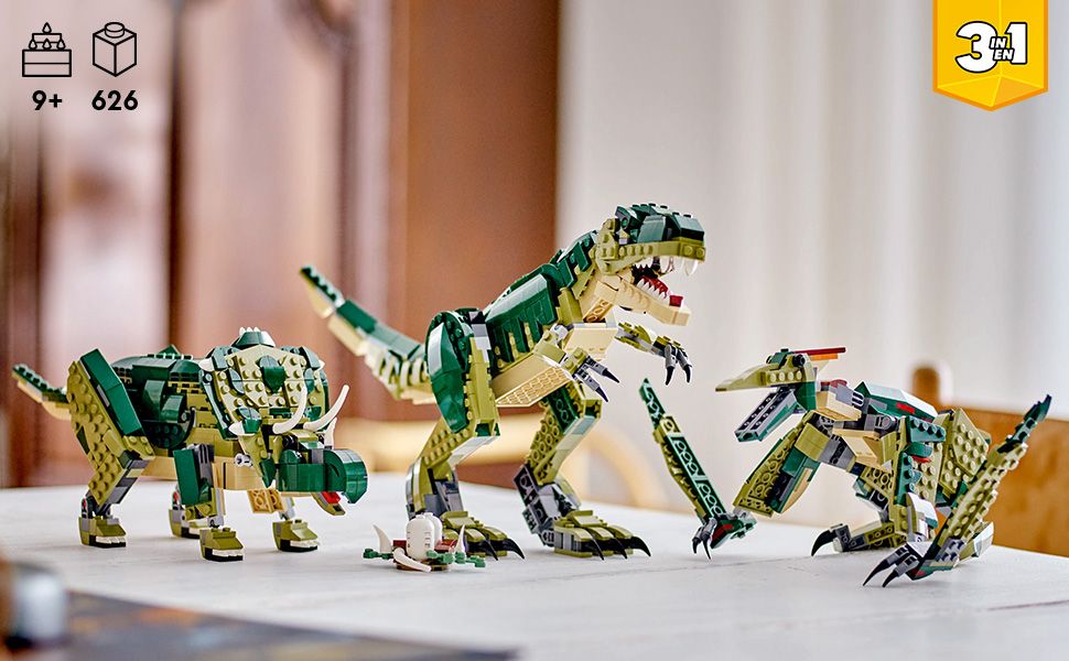 Creator 3 en 1 T Rex 626 pzs (31151)  Lego 7