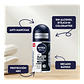 Nivea Black & White Anitranspirante Roll On 50ml - Miniatura 3