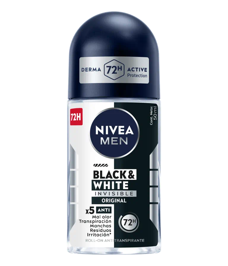 Nivea Black & White Anitranspirante Roll On 50ml 1