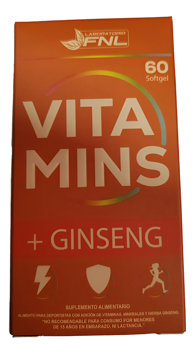 Vitamins + Gingseng 60 Softgel FNL 1