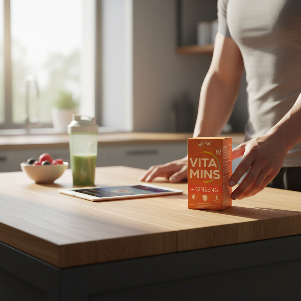 Vitamins + Gingseng 60 Softgel FNL 3