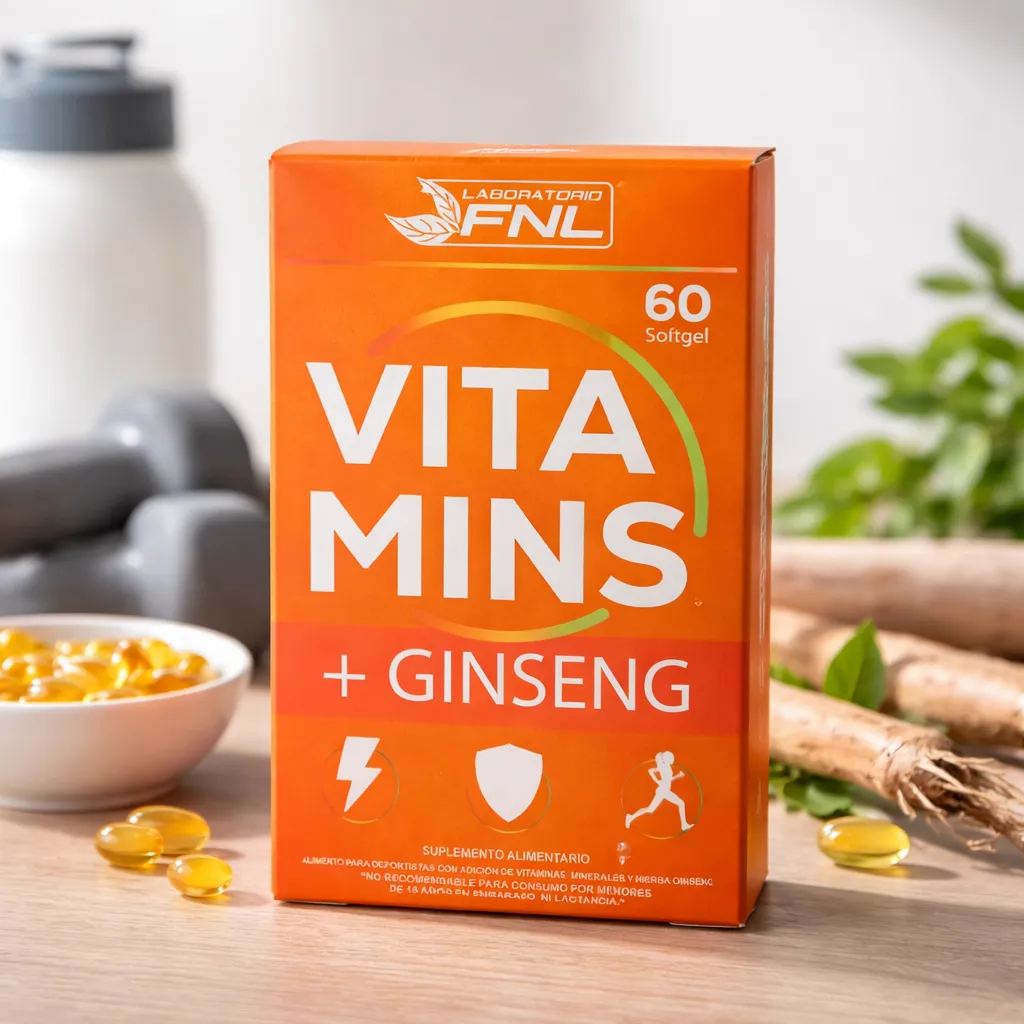 Vitamins + Gingseng 60 Softgel FNL 2