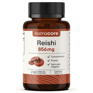 Reishi 856mg - 60 Cápsulas Vegetales Natural | Nutracore