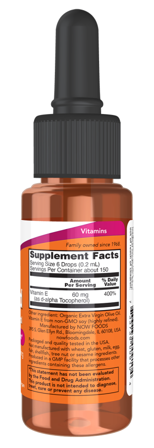 Vitamina E Liquida 30ml Now 2