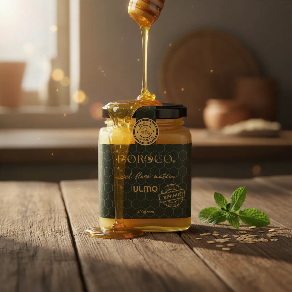 Boroco Miel Flora Nativa Endemica Ulmo 400 Grs Riñihue 2