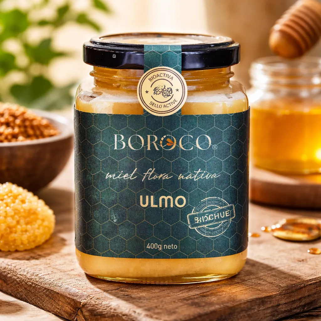 Boroco Miel Flora Nativa Endemica Ulmo 400 Grs Riñihue 3