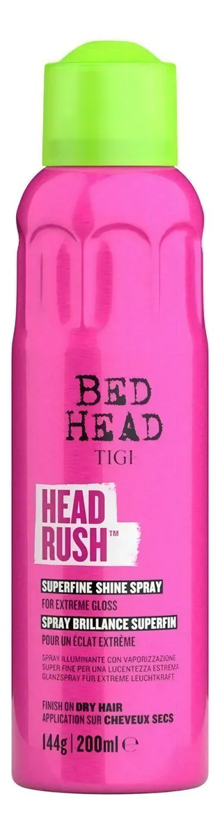 Tigi Bed Head Headrush X 200ml Spray Liviano Brillo Extremo 1