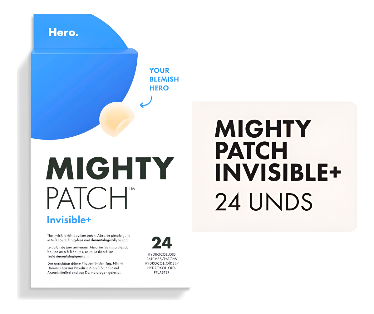 Mighty Patch Parche Cubre Acne Invisible 24 unidades Hero 1