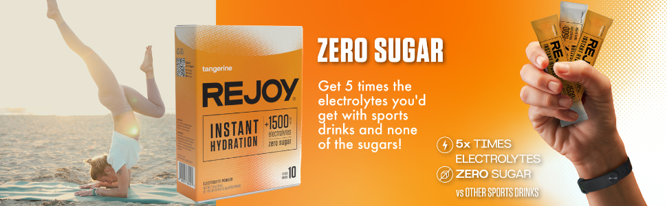 Rejoy Instant Hidration Electrolitos en Polvo Mandarina 10un 9