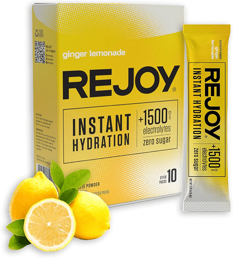 Rejoy Instant Hidration Electrolitos en Polvo Limonada y Jengibre 10un