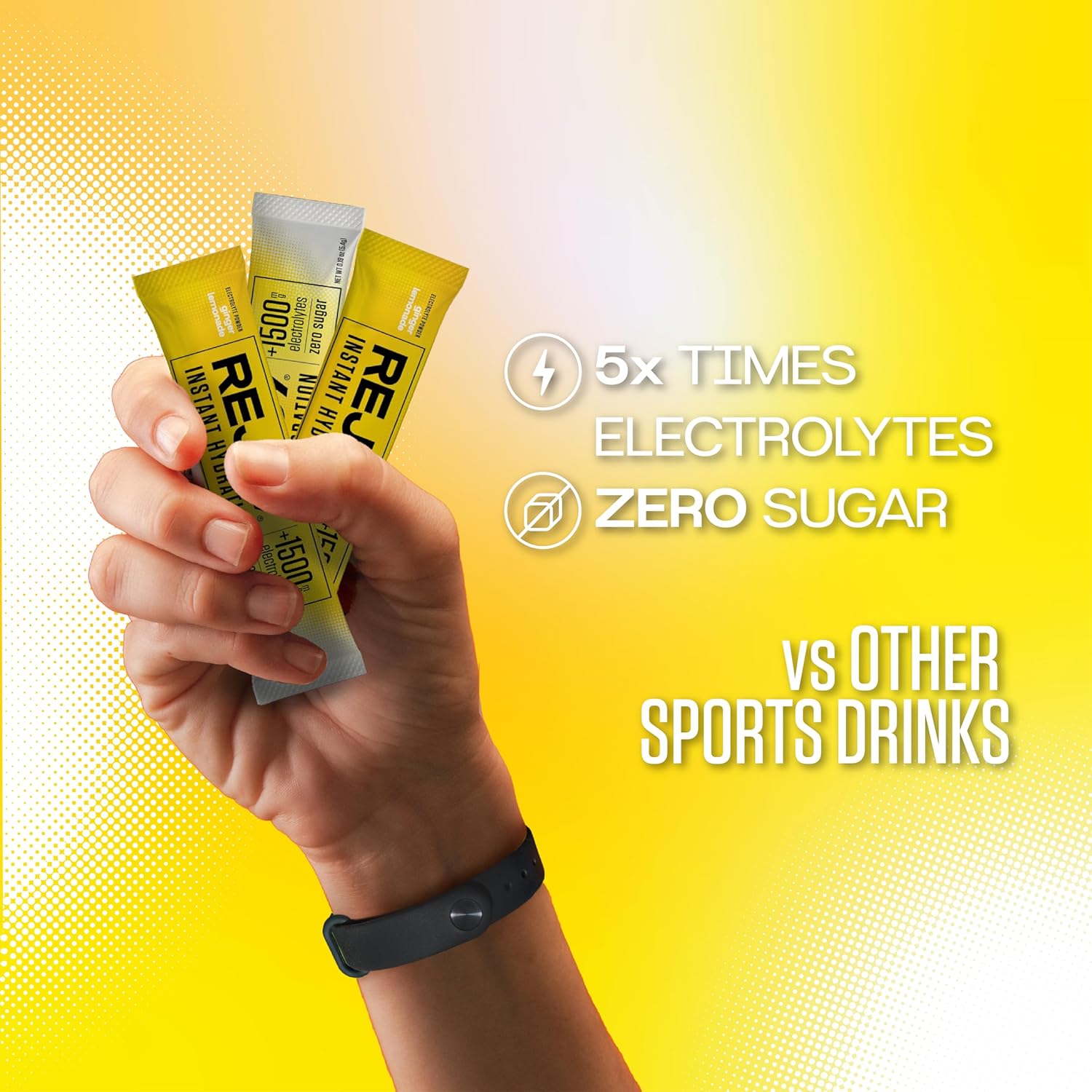 Rejoy Instant Hidration Electrolitos en Polvo Limonada y Jengibre 10un 5