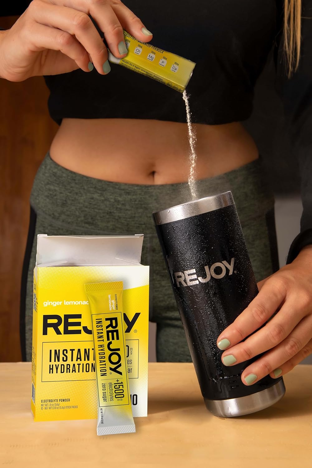 Rejoy Instant Hidration Electrolitos en Polvo Limonada y Jengibre 10un 6