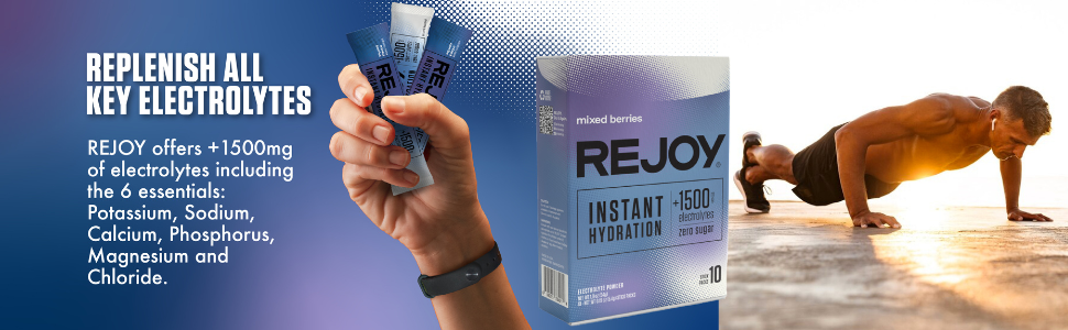 Rejoy Instant Hidration Electrolitos en Polvo Mixed Berries 10un 8