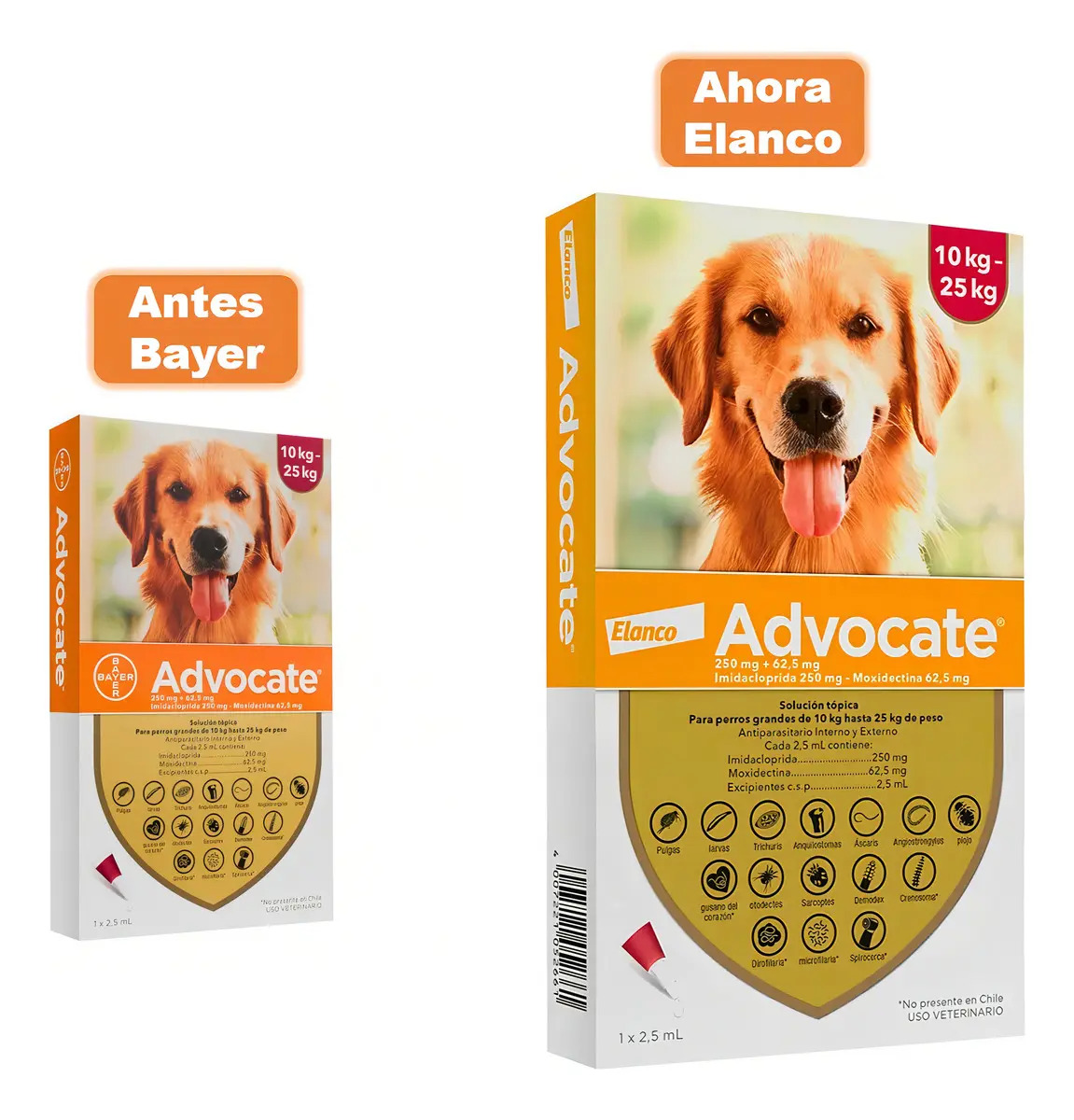 Advocate Antiparasitario Para Perros 10 a 25kg Elanco 3