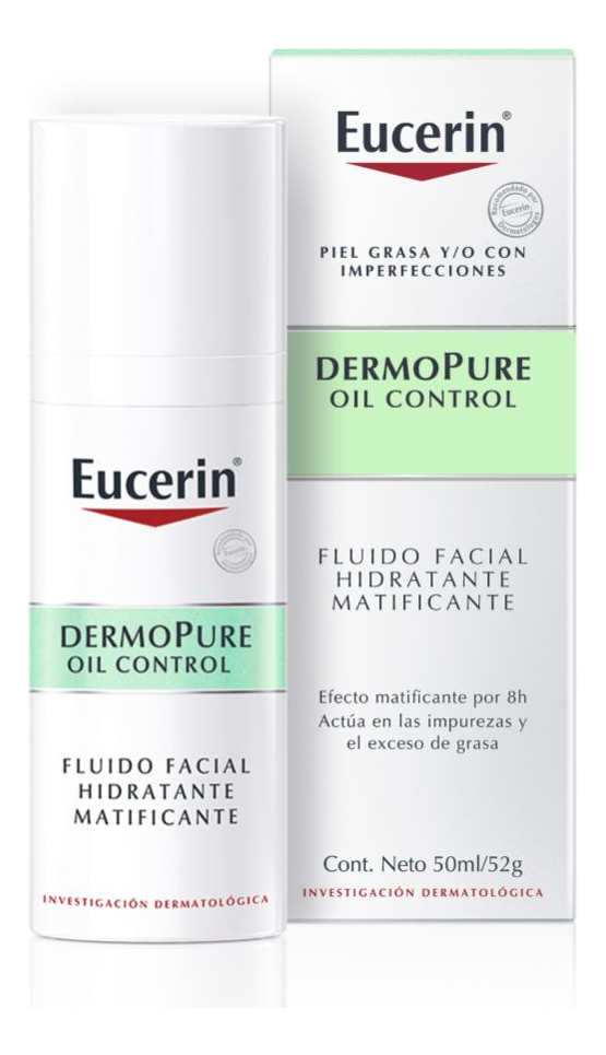 Dermopure Oil Control Fluido Facial Matificante 50ml Eucerin 1