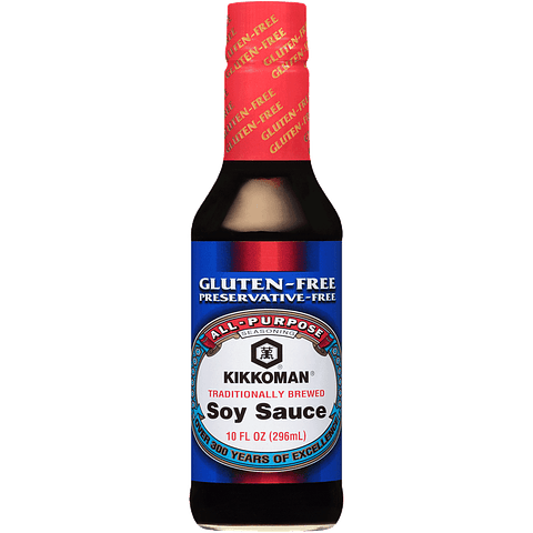 Salsa De Soya Sin Gluten Kikkoman 296ml Fermentada Natural