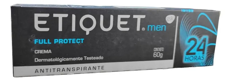 Desodorante Antitranspirante Crema Full Protect Men 60g Etiquet  2