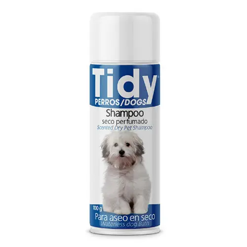 Tidy Shampoo en Seco Perro 100 g 1
