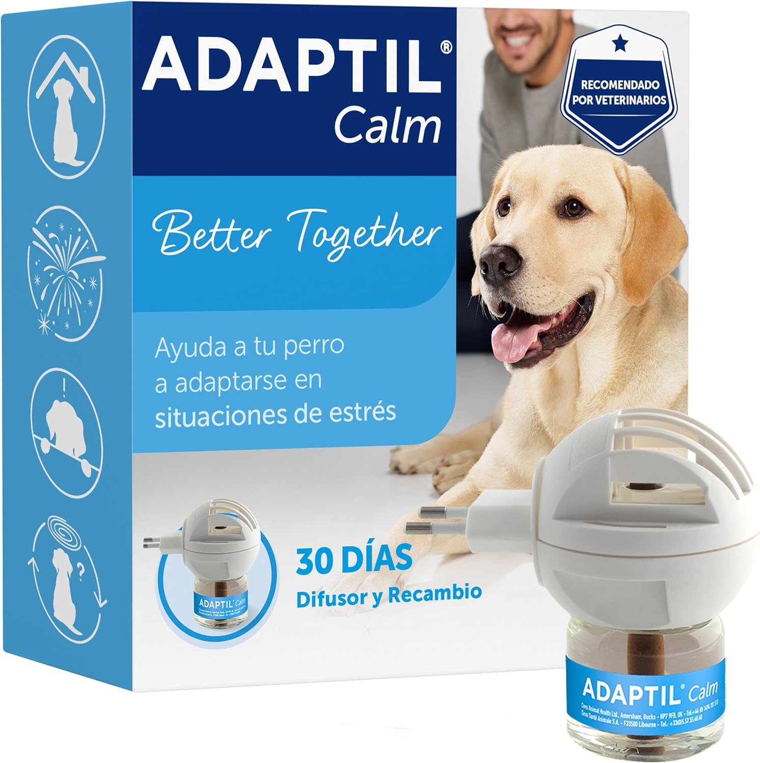 Adaptil Calm Antiestres para Perros Difusor + Repuesto 48ml 1