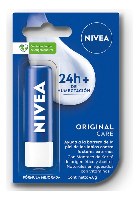 Balsamo Labial Original Care 24h De Humectacion Nivea