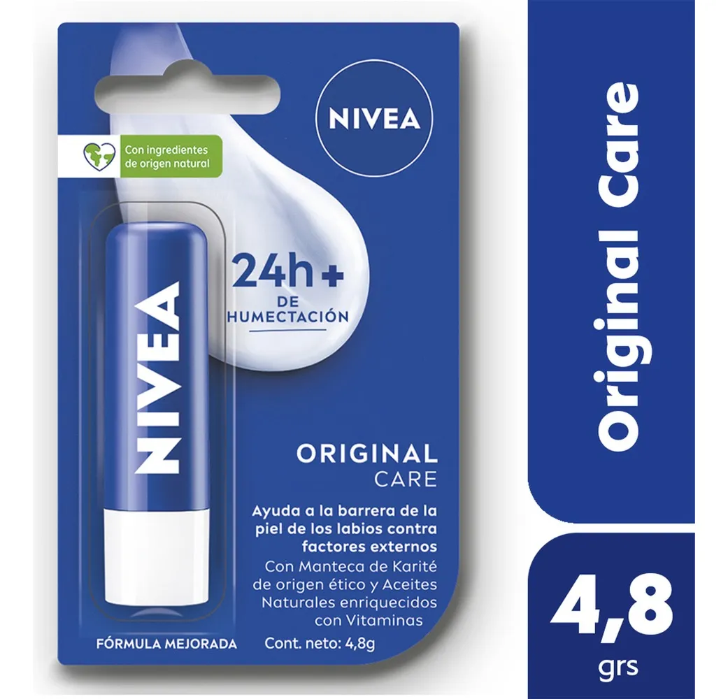Balsamo Labial Original Care 24h De Humectacion Nivea 5