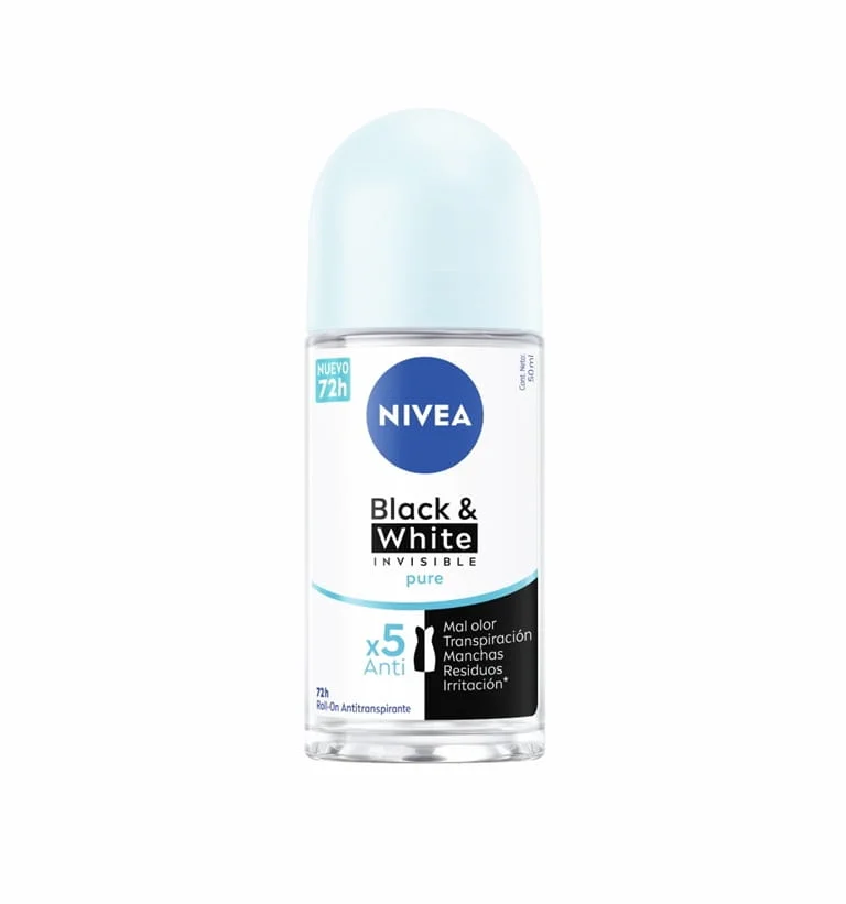 Black & White Invisible Antitranspirante Antimanchas 50ml Nivea 1