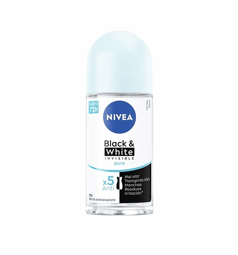 Black & White Invisible Antitranspirante Antimanchas 50ml Nivea