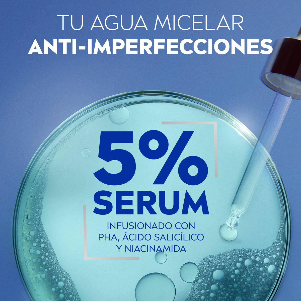 Agua Miscelar Anti Imperfecciones Rostro Ojos Labios 400ml Nivea 3