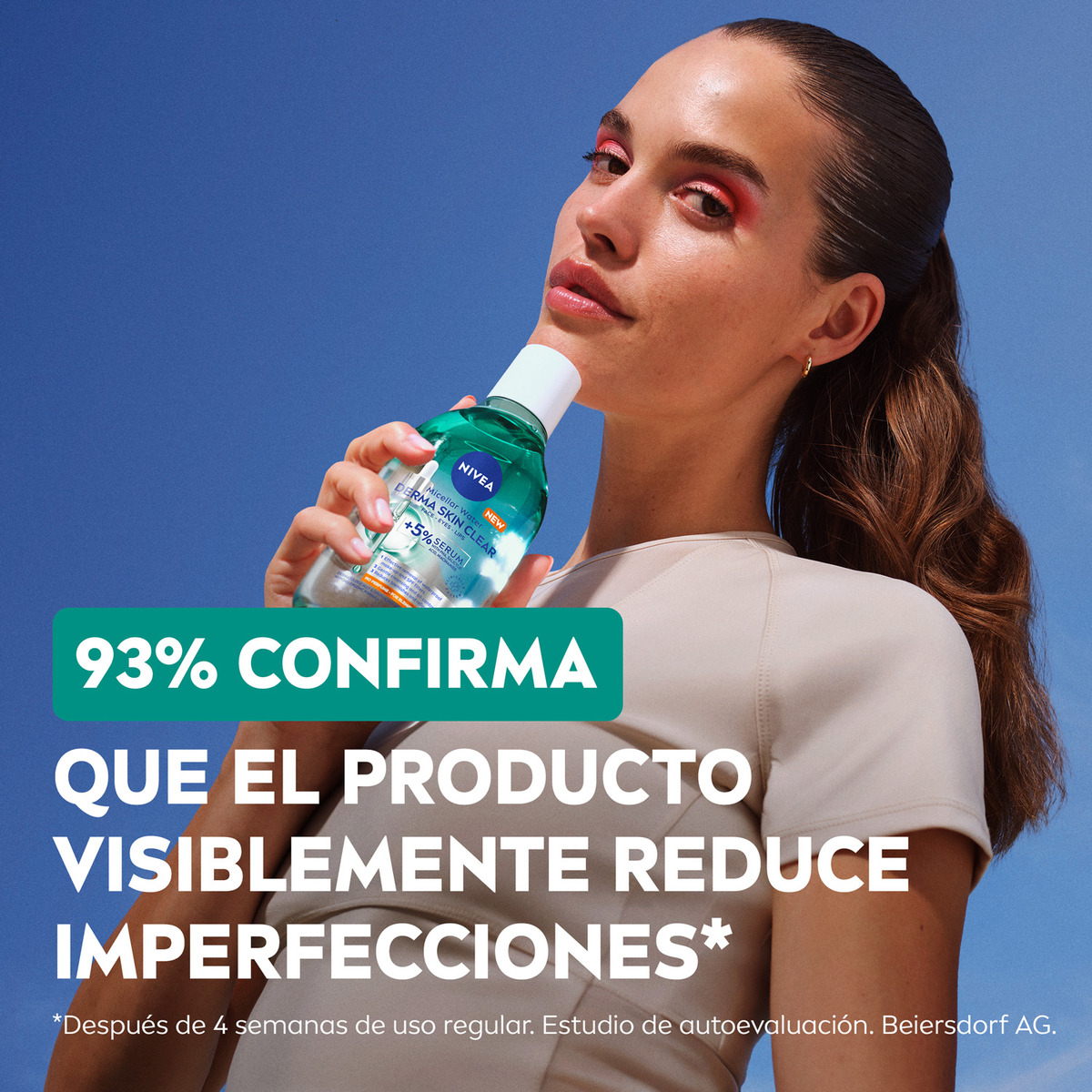 Agua Miscelar Anti Imperfecciones Rostro Ojos Labios 400ml Nivea 7
