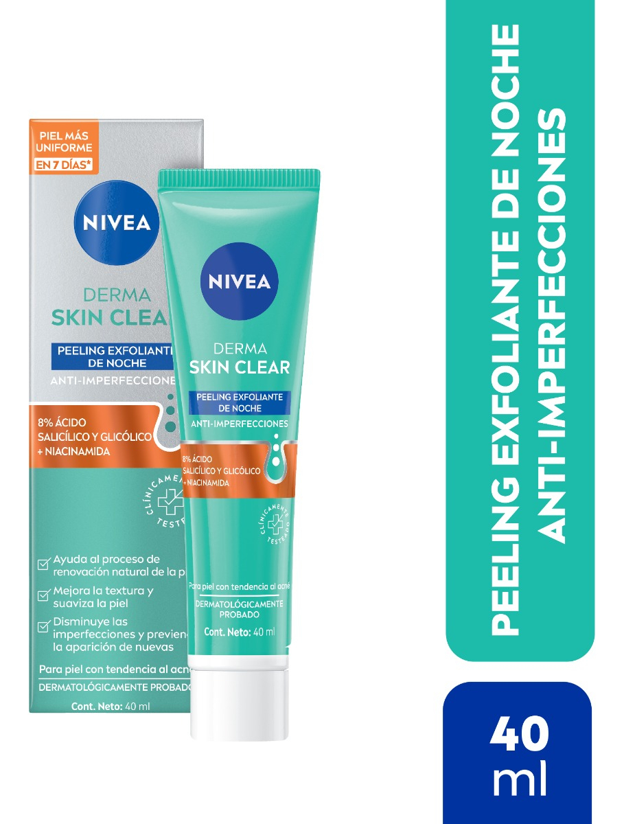 Derma Skin Clear Peeling Exfoliente Noche 40ml Nivea  1