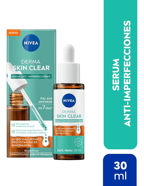 Derma Skin Clear Serum Anti Imperfecciones 30ml Nivea 