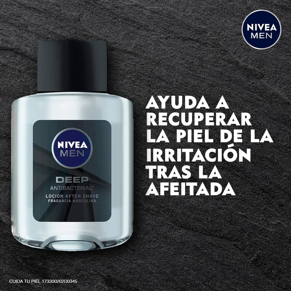Deep Comfort Locion After Shave Anti Bacterial 100ml Nivea Men  7