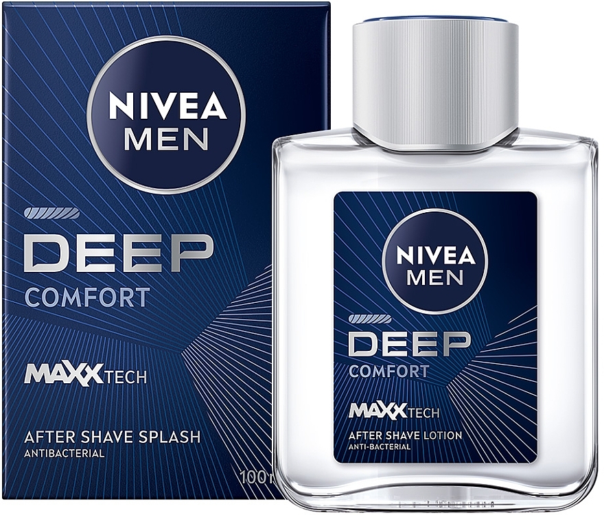 Deep Comfort Locion After Shave Anti Bacterial 100ml Nivea Men  1